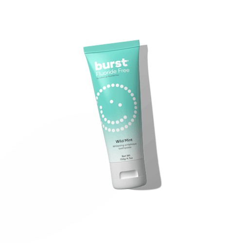 BURST Natural Whitening Toothpaste Wild Mint (Fluoride free)